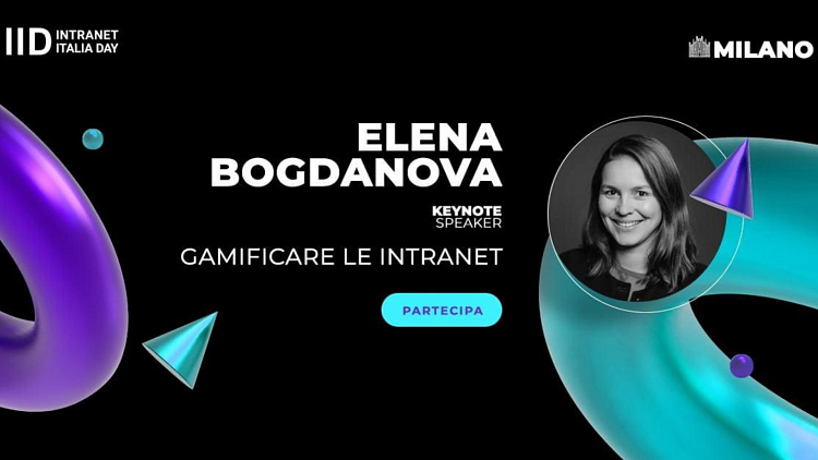 Елена Богданова на Intranet Italia Day 2023